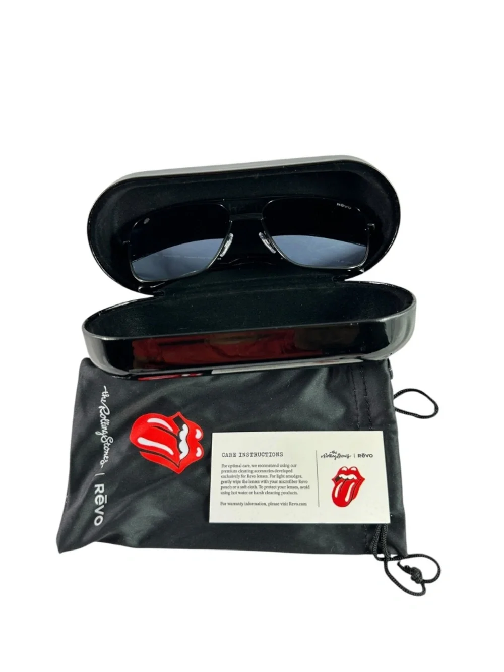REVO The Rolling Stones Midnight RE7123 Polarized Gray Lenses Unisex Sunglasses